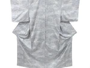 リサイクル　変わり横段織り出し手織り紬着物